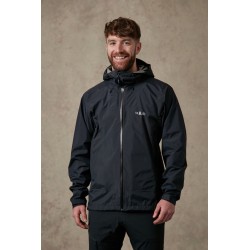 RAB Downpour Plus 2.0 Waterproof Jacket Black kurtka męska 