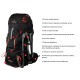 Bergson MATTERHORN 60L Black Plecak turystyczny