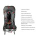 Bergson MATTERHORN 60L Grey Plecak turystyczny