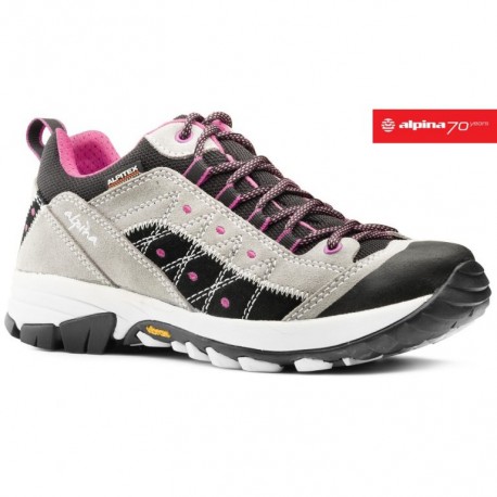 ALPINA GLACIA grey/black/pink buty trekkingowe damskie