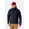 RAB Downpour Eco Waterproof Jacket Black kurtka męska