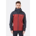 RAB Arc Eco Waterproof Jacket Beluga/Oxblood Red kurtka męska
