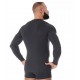 Brubeck Active Wool koszulka męska grafitowy
