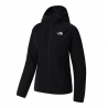 The North Face NIMBLE Hoodie Black Softshell kurtka damska