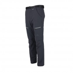 Bergson TROMSO 4W Zipp-off Charcoal spodnie trekkingowe męskie