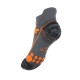 Bergson TRAIL RUNNER Grey/Orange Skarpety Trail Runningowe
