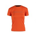 T-Shirt koszulka damska Bergson CHALLENGER Red Orange pomarańczowy