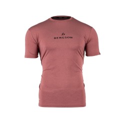 Bergson BOWIE Brick Red T-Shirt męskie