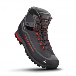 Buty trekkingowe Bergson KINYETTI Mid STX Dark Grey/Red ciemnoszare