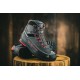 Buty trekkingowe Bergson KINYETTI Mid STX Dark Grey/Red ciemnoszare