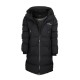 Płaszcz damski Bergson SNOW LEOPARD STX Primaloft black czarny