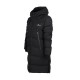 Płaszcz damski Bergson SNOW LEOPARD STX Primaloft black czarny