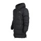 Płaszcz męski Bergson SNOW LEOPARD STX Primaloft black czarny