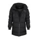 Płaszcz męski Bergson SNOW LEOPARD STX Primaloft black czarny