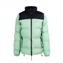 Kurtka damska Bergson SNOWY WOLF MT Micro-Therm mineral zielono-czarna