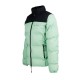 Kurtka damska Bergson SNOWY WOLF MT Micro-Therm mineral zielono czarna