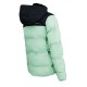 Kurtka damska Bergson SNOWY WOLF MT Micro-Therm mineral zielono czarna