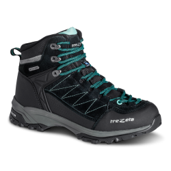 Buty trekkingowe damskie Trezeta ARGO Mid czarne BLACK / TURQUOISE