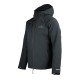 Kurtka membranowa męska Bergson STORMVAULT STX Black czarny