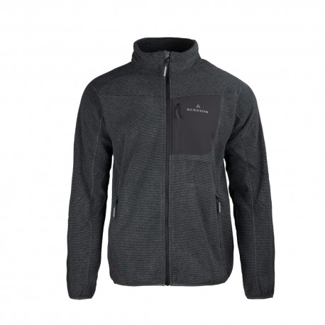 Bluza męska Bergson EVERWARM WP Charcoal ciemnoszary