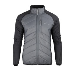Bluza hybrydowa męska Bergson VERTICO HB Ebony szary