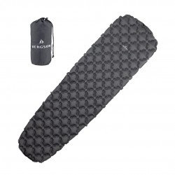 Materac dmuchany Bergson AIRLITE I Charcoal szary