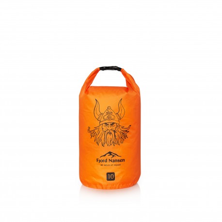 Worek wodoodporny Fjord Nansen DRY BAG LIGHT 10L Orange pomarańczowy