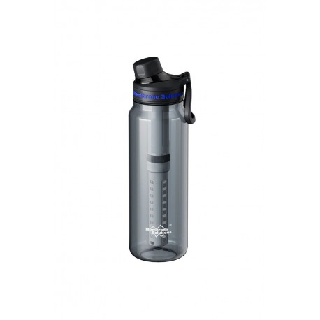 Butelka z filtrem Membrane Solutions C3 TRITAN 1L Grey szary