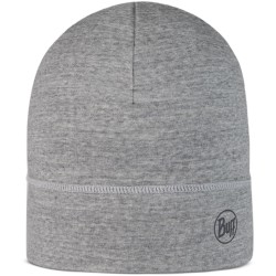 Czapka BUFF® MERINO LIGHTWEIGHT BEANIE Solid Light Grey