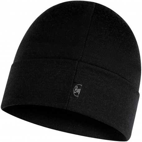Czapka Buff® Merino Heavyweight Beanie Solid Black