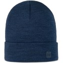 Czapka Buff® Merino Heavyweight Beanie Solid Night Blue