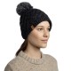 Czapka Buff® Knitted & Polar Beanie Caryn Graphite