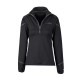 Bluza damska Bergson SWIFTLAYER half zip VTX Black czarny