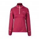 Bluza damska Bergson SWIFTLAYER half zip VTX Anemone różowy