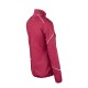 Bluza damska Bergson SWIFTLAYER half zip VTX Black Anemone różowy