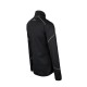 Bluza damska Bergson SWIFTLAYER full zip VTX Black czarny