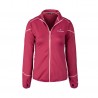 Bluza damska Bergson SWIFTLAYER full zip VTX Anemone różowy