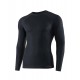 Brubeck Active Wool koszulka męska czarny