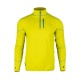 Bluza męska Bergson SWIFTLAYER half zip VTX VTX Dark Green/Lemon