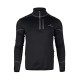 Bluza męska Bergson SWIFTLAYER half zip VTX Black czarny