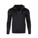 Bluza męska Bergson SWIFTLAYER half zip VTX Black czarny