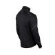 Bluza męska Bergson SWIFTLAYER half zip VTX Black czarny