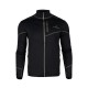 Bluza męska Bergson SWIFTLAYER full zip VTX Black czarny