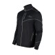 Bluza męska Bergson SWIFTLAYER full zip VTX Black czarny