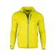 Bluza męska Bergson SWIFTLAYER full zip VTX Dark Green/Lemon