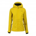 Kurtka damska softshell Bergson VARA SS Yellow