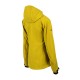 Kurtka damska softshell Bergson VARA SS Yellow