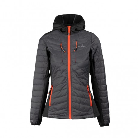 Kurtka hybrydowa damska Bergson VITALPEAK HB Black/Anthrazite
