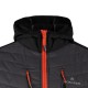 Bluza hybrydowa męska Bergson VITALPEAK HB Black/Anthrazite