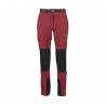 Spodnie trekkingowe damskie Bergson FLAM 4W AW25 Black/RED